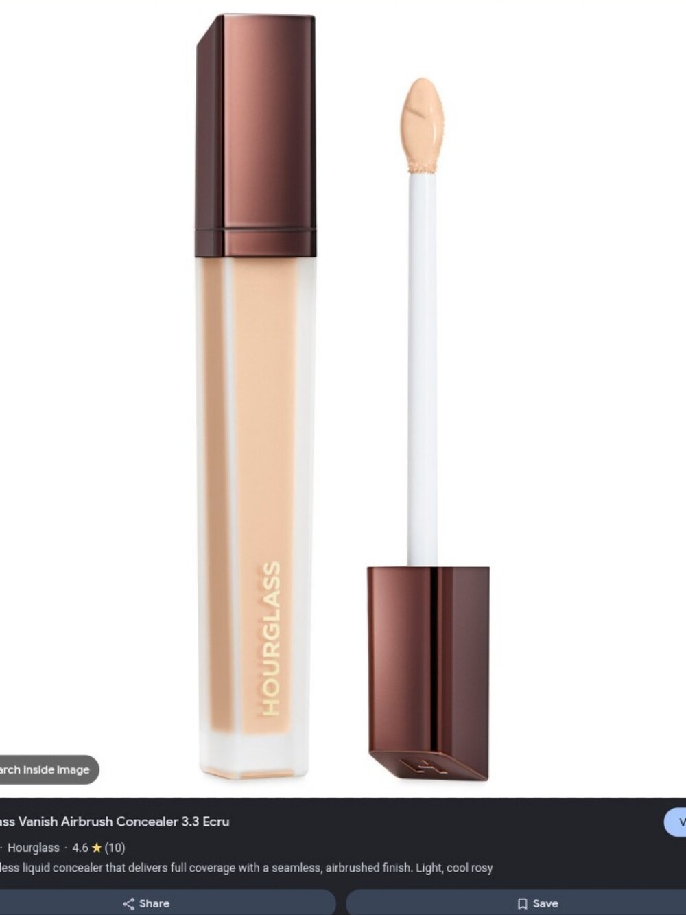 Hourglass Vanish Airbrush Concealer Shade Ecru Crew 3.3